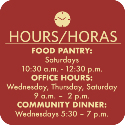 FOOD PANTRY HOURS